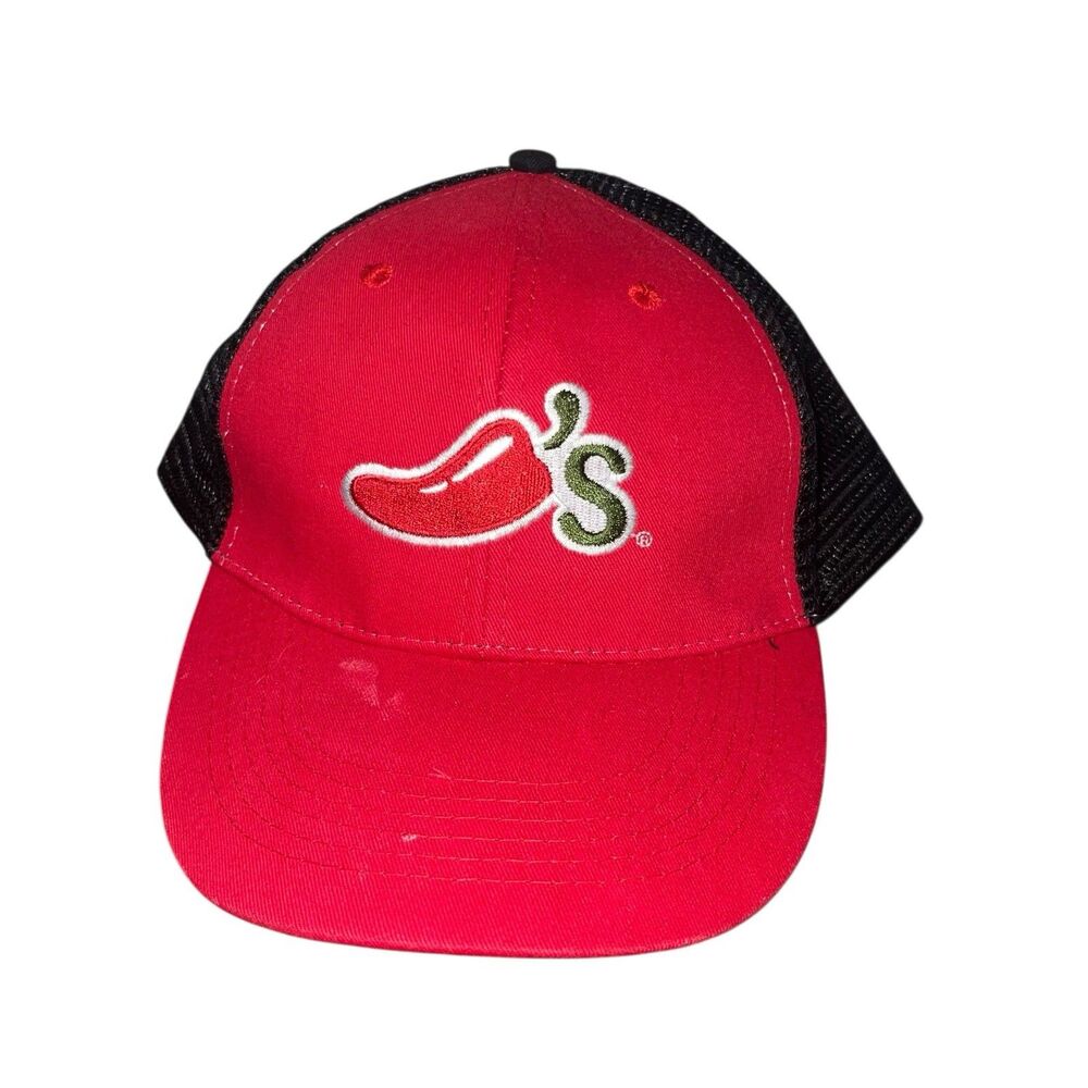 Red Chili’s Restaurant Work Employee Baseball Cap Hat Embroidered Cotton
